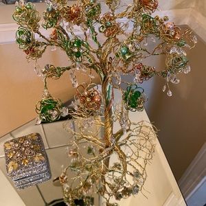 Gold tree with floral jewels (20%=$35) lowest price ever (excluding coupons)